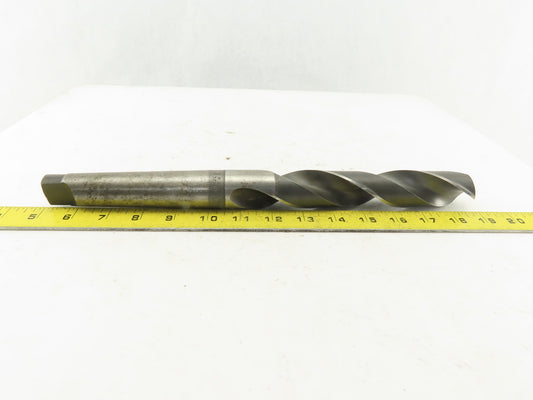Chicago Latrobe 1-9/32" Cut 2 Flute Morse Taper Shank #4 HS Drill Bit 14" OAL