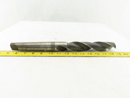 Chicago Latrobe 1-9/32" Cut 2 Flute Morse Taper Shank #4 HS Drill Bit 14" OAL