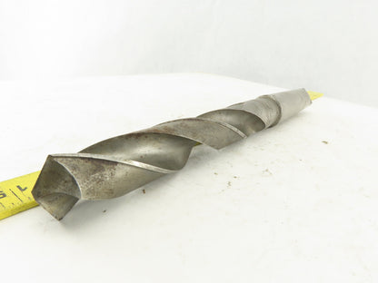 1-9/64" Cut 2 Flute Morse Taper Shank #4 HS Drill Bit 13-3/4" OAL