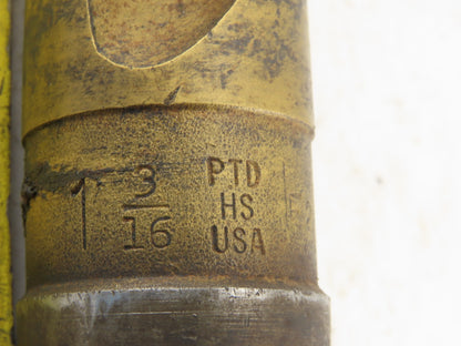PTD 1-3/16" Cut 7/8" Pilot 2 Flute Morse Taper Shank #4 HS Drill Bit 12-1/4" OAL