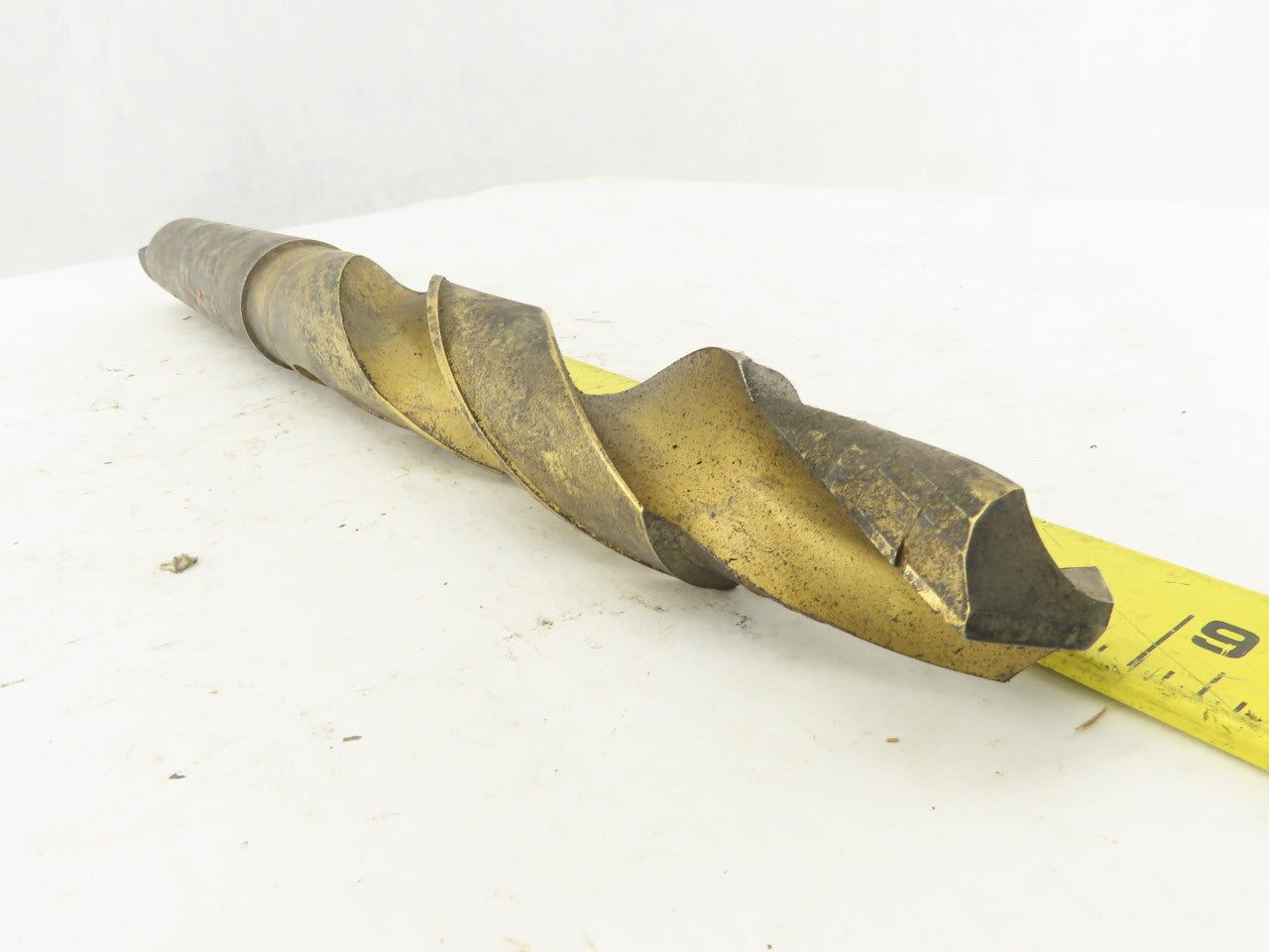 PTD 1-3/16" Cut 7/8" Pilot 2 Flute Morse Taper Shank #4 HS Drill Bit 12-1/4" OAL