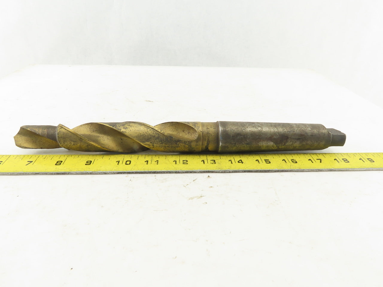 PTD 1-3/16" Cut 7/8" Pilot 2 Flute Morse Taper Shank #4 HS Drill Bit 12-1/4" OAL