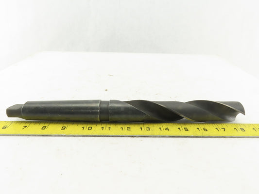 1-15/64" Cut 2 Flute Morse Taper Shank #4 HS Drill Bit 12-3/4" OAL