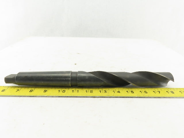 1-15/64" Cut 2 Flute Morse Taper Shank #4 HS Drill Bit 12-3/4" OAL