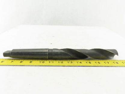 1-15/64" Cut 2 Flute Morse Taper Shank #4 HS Drill Bit 12-3/4" OAL