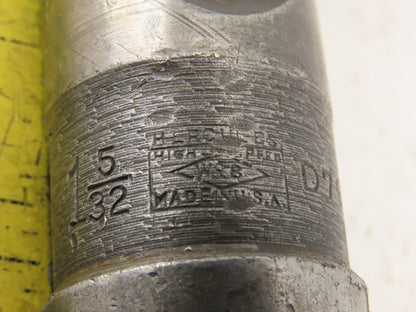 Hercules 1-5/32" Cut 2 Flute Morse Taper Shank #4 HS Drill Bit 12-1/2" OAL