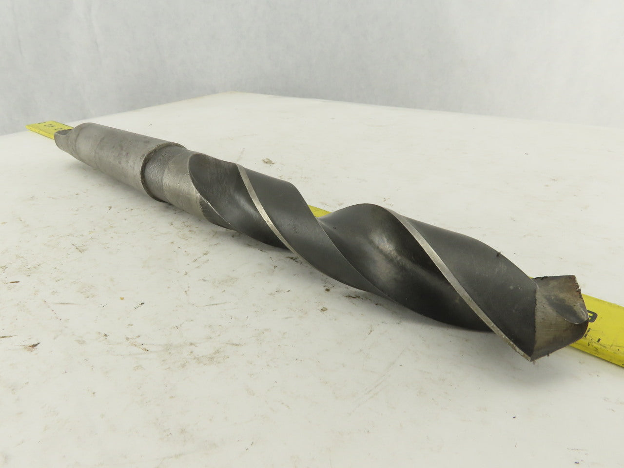 Hercules 1-5/32" Cut 2 Flute Morse Taper Shank #4 HS Drill Bit 12-1/2" OAL