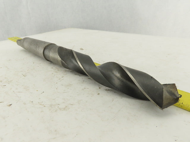 Hercules 1-5/32" Cut 2 Flute Morse Taper Shank #4 HS Drill Bit 12-1/2" OAL