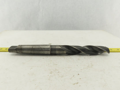 Hercules 1-5/32" Cut 2 Flute Morse Taper Shank #4 HS Drill Bit 12-1/2" OAL