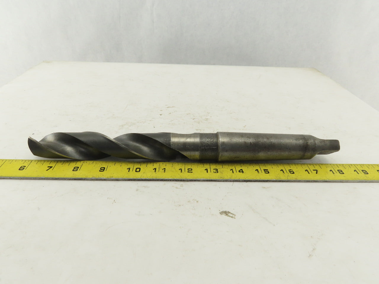 Hercules 1-5/32" Cut 2 Flute Morse Taper Shank #4 HS Drill Bit 12-1/2" OAL