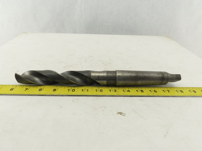 Hercules 1-5/32" Cut 2 Flute Morse Taper Shank #4 HS Drill Bit 12-1/2" OAL
