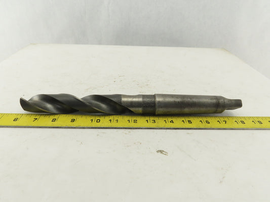 Hercules 1-5/32" Cut 2 Flute Morse Taper Shank #4 HS Drill Bit 12-1/2" OAL