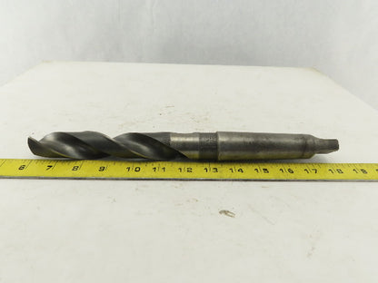 Hercules 1-5/32" Cut 2 Flute Morse Taper Shank #4 HS Drill Bit 12-1/2" OAL