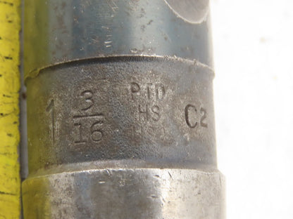 PTD 1-3/16" Cut 2 Flute Morse Taper Shank #4 HS Drill Bit 10-1/2" OAL