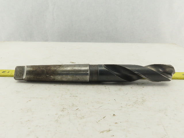 PTD 1-3/16" Cut 2 Flute Morse Taper Shank #4 HS Drill Bit 10-1/2" OAL