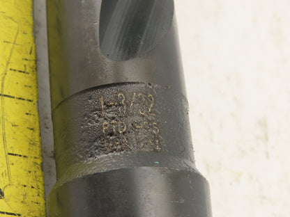 PTD 1-3/32" Cut 2 Flute Morse Taper Shank #4 HS Drill Bit 13" OAL