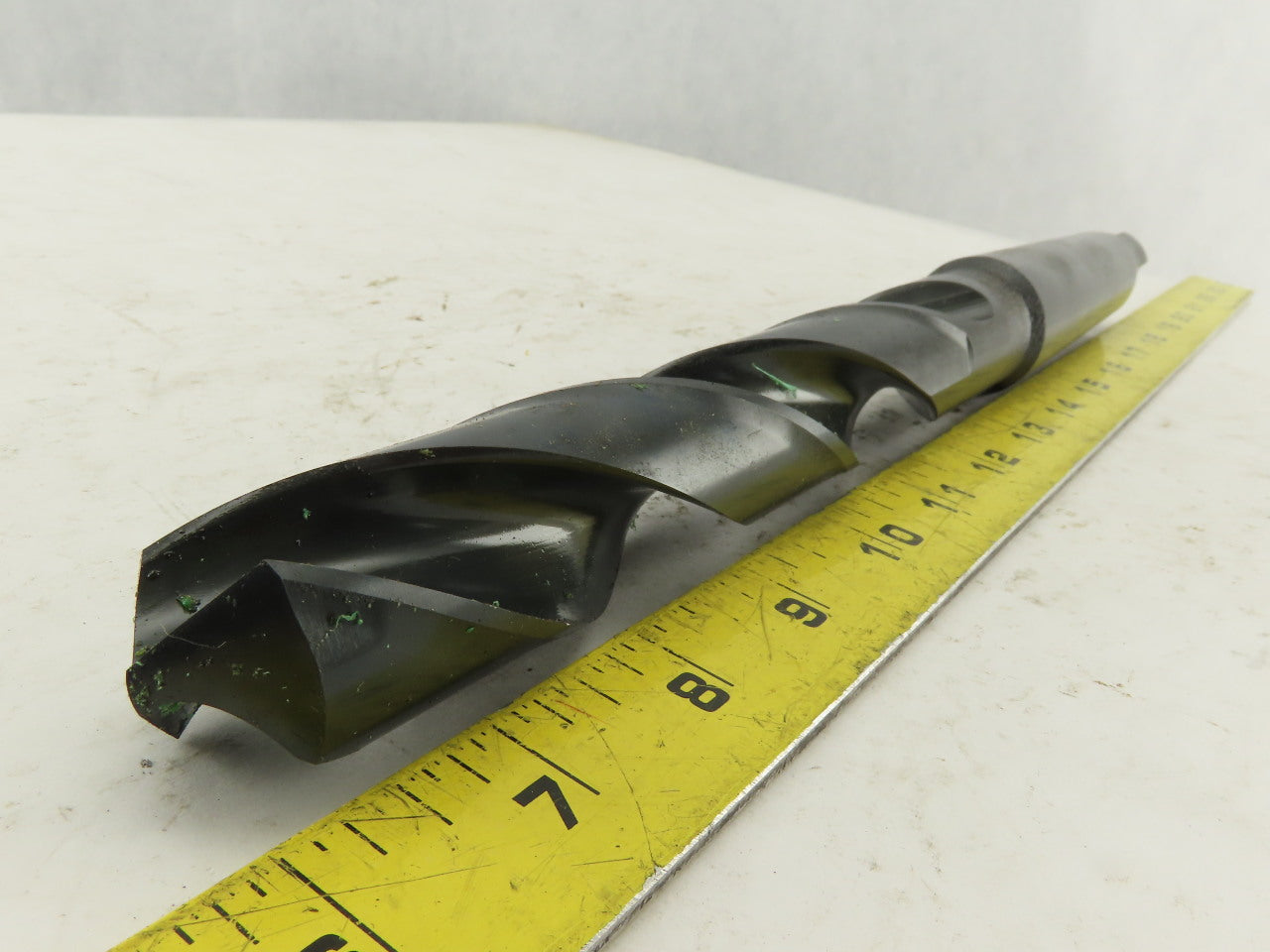 PTD 1-3/32" Cut 2 Flute Morse Taper Shank #4 HS Drill Bit 13" OAL