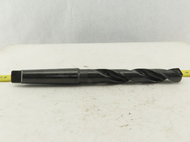 PTD 1-3/32" Cut 2 Flute Morse Taper Shank #4 HS Drill Bit 13" OAL