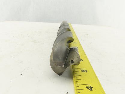 National 1-21/64" Cut 2 Flute Morse Taper Shank #4 HS Drill Bit 14-1/2" OAL