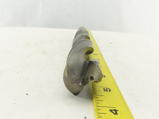 National 1-21/64" Cut 2 Flute Morse Taper Shank #4 HS Drill Bit 14-1/2" OAL