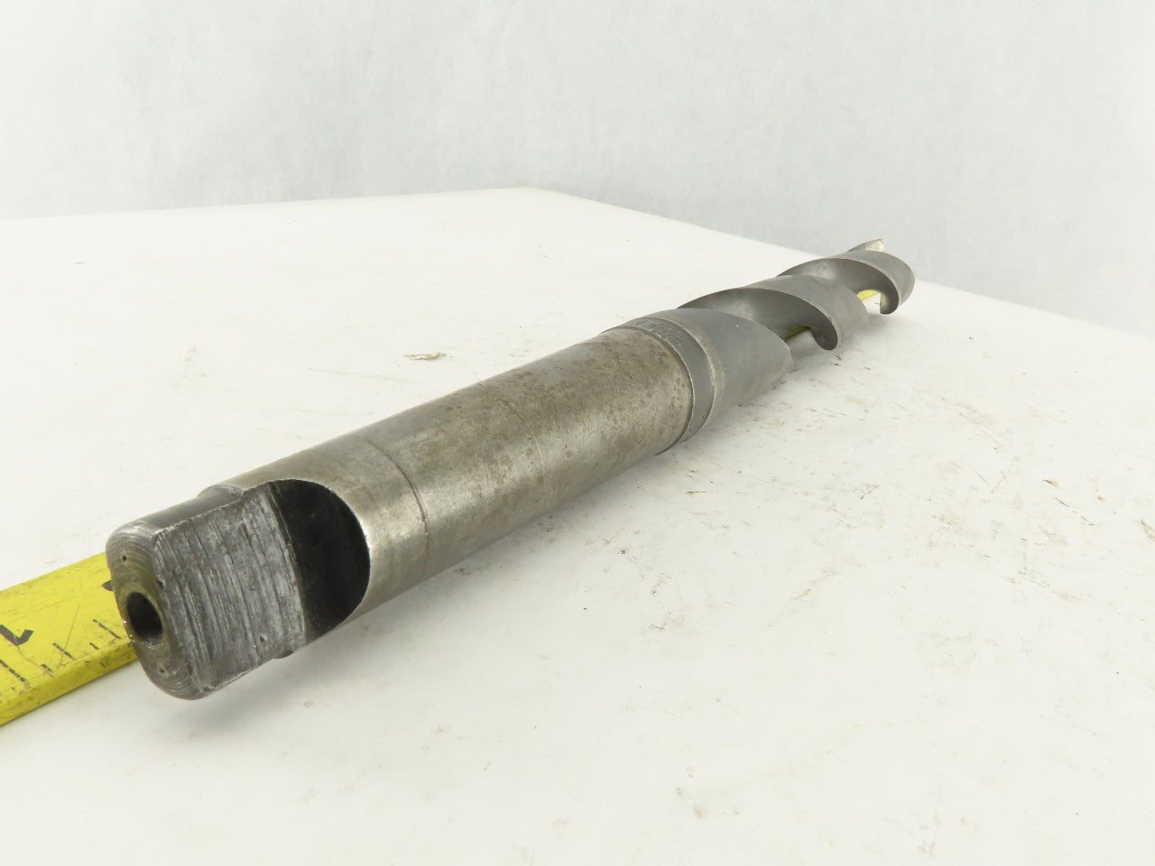 National 1-21/64" Cut 2 Flute Morse Taper Shank #4 HS Drill Bit 14-1/2" OAL