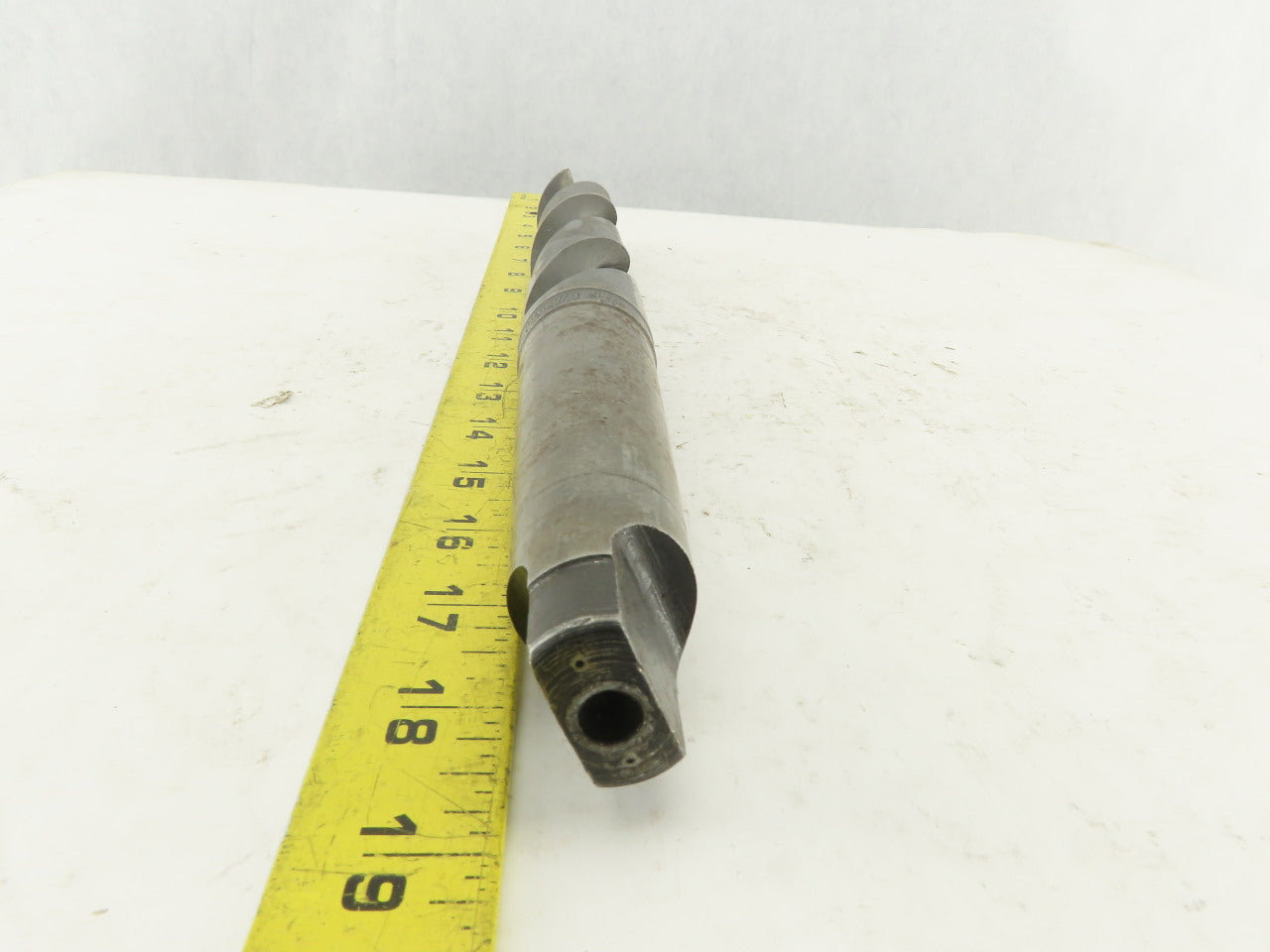 National 1-21/64" Cut 2 Flute Morse Taper Shank #4 HS Drill Bit 14-1/2" OAL