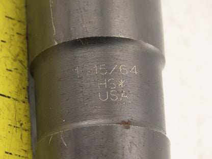 1-15/64" Cut 2 Flute Morse Taper #4 HS Drill Bit 118° 12-1/2" OAL