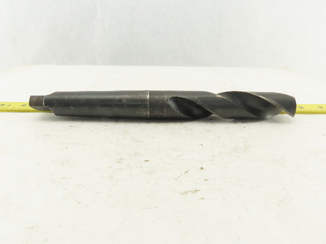 Cle Forge 1-15/64" Cut 2 Flute Morse Taper #4 HS Drill Bit 118° 11-1/2" OAL