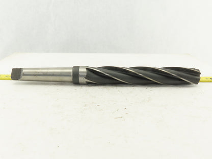 National 1-15/32" 4 Flute Spiral Bottom Drill Morse Taper #4 15" OAL