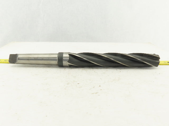 National 1-15/32" 4 Flute Spiral Bottom Drill Morse Taper #4 15" OAL