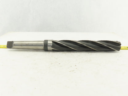 National 1-15/32" 4 Flute Spiral Bottom Drill Morse Taper #4 15" OAL