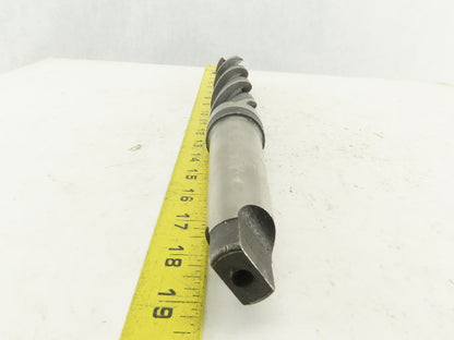 National 1-15/32" 4 Flute Spiral Bottom Drill Morse Taper #4 15" OAL