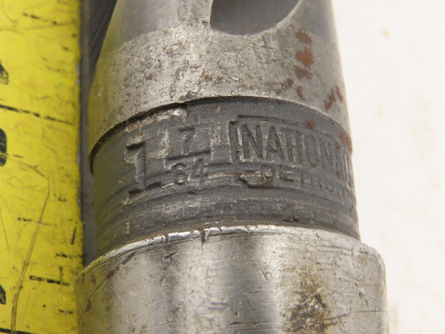National 17/64" 4 Flute Spiral Drill Bit Morse Taper #4 11-3/4" OAL