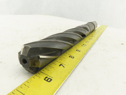 National 1-5/64" Cut 4 Flute Spiral Bottom Drill Morse Taper #4 15" OAL