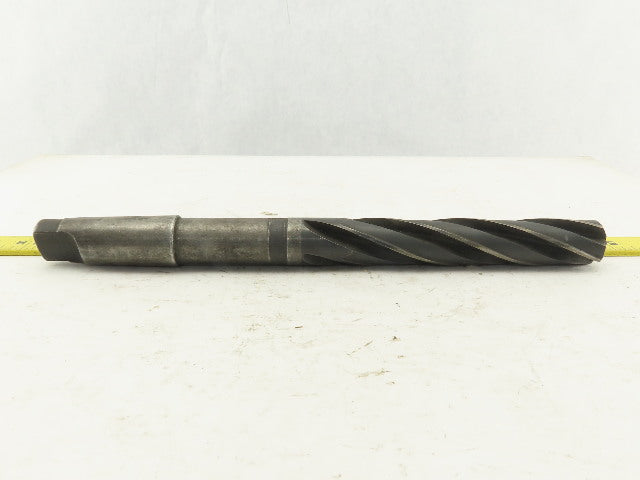 National 1-5/64" Cut 4 Flute Spiral Bottom Drill Morse Taper #4 15" OAL