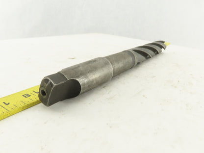 National 1-5/64" Cut 4 Flute Spiral Bottom Drill Morse Taper #4 15" OAL
