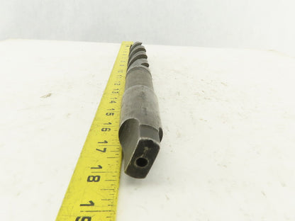 National 1-5/64" Cut 4 Flute Spiral Bottom Drill Morse Taper #4 15" OAL