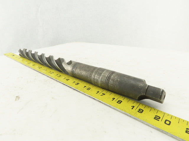 Union Twist Drill 1-1/8" 4 Flute Spiral Drill Morse Taper #3 135°16-1/4" OAL