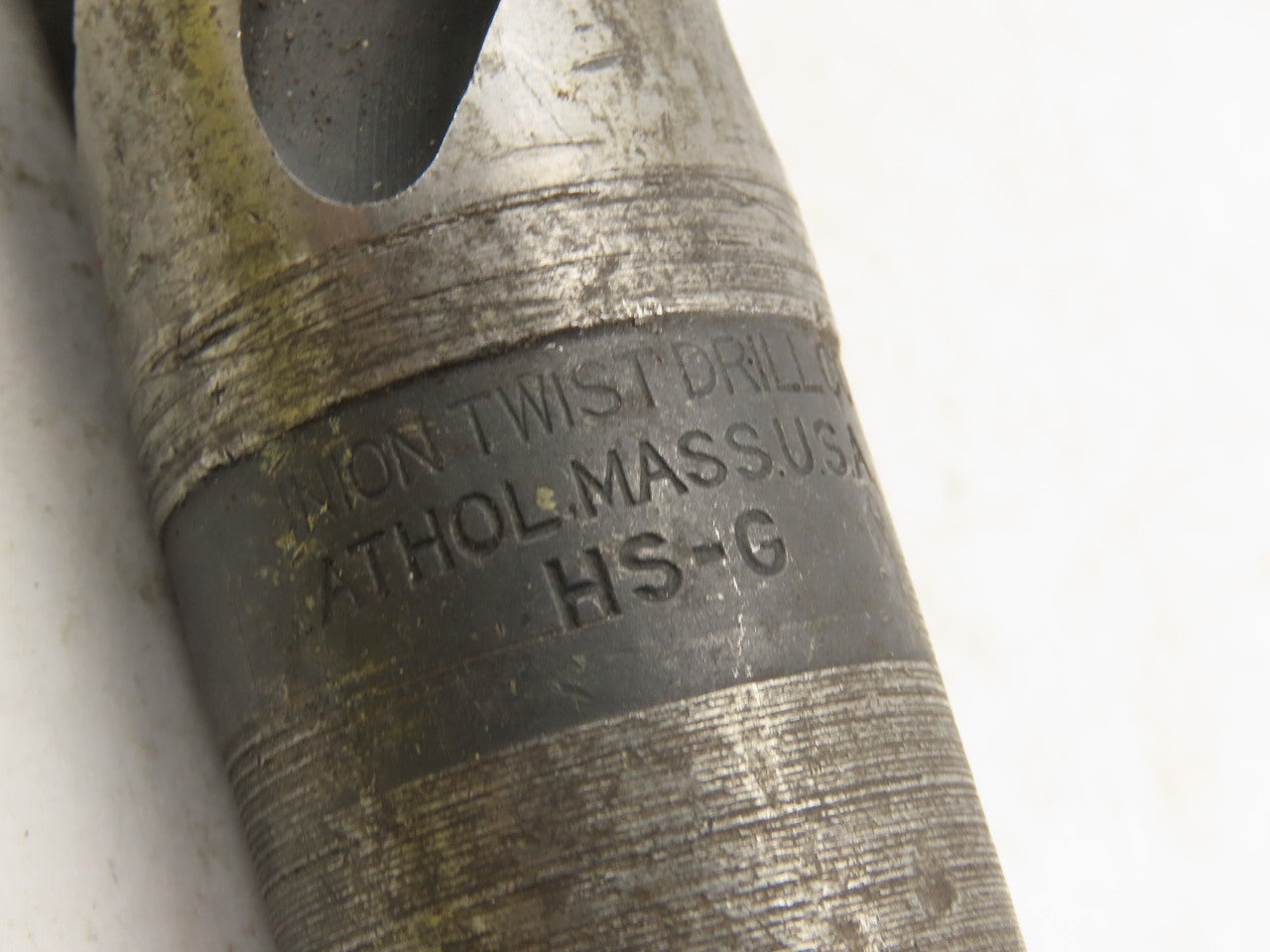 Union Twist Drill 1-1/8" 4 Flute Spiral Drill Morse Taper #3 135°16-1/4" OAL