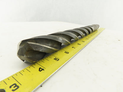 Union Twist Drill 1-1/8" 4 Flute Spiral Drill Morse Taper #3 135°16-1/4" OAL