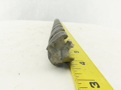 Union Twist Drill 1-1/8" 4 Flute Spiral Drill Morse Taper #3 135°16-1/4" OAL