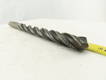Union Twist Drill 1-1/8" 4 Flute Spiral Drill Morse Taper #3 135°16-1/4" OAL