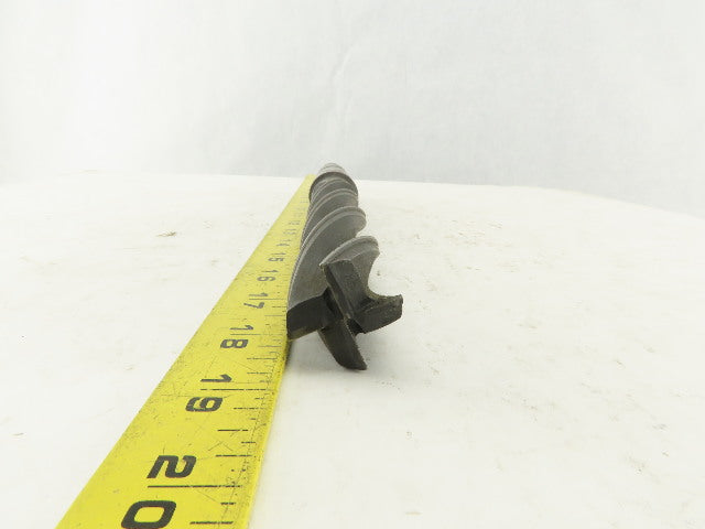 1-3/32" Cut Spiral 4 Flute Bottom Drill 12-1/2" OAL