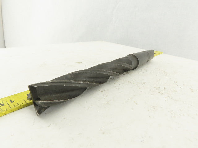 1-3/32" Cut Spiral 4 Flute Bottom Drill 12-1/2" OAL
