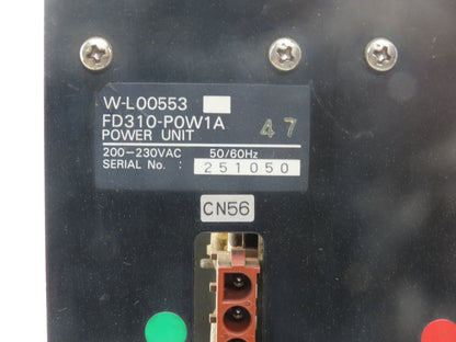 Omron FD310-POW1A W-L00553 200-230V 50/60Hz Power Unit 15A