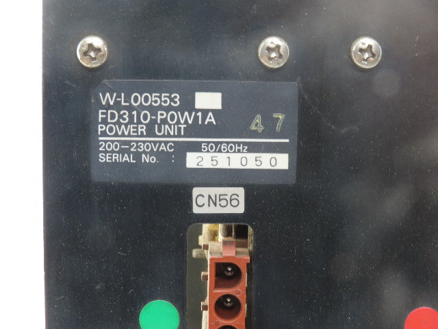 Omron FD310-POW1A W-L00553 200-230V 50/60Hz Power Unit 15A