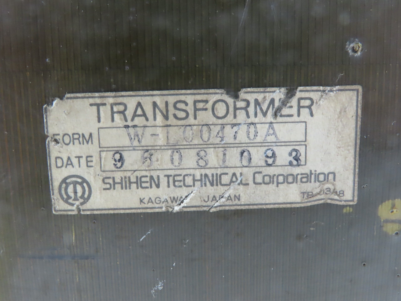 Shihen Technical W-L00470A 200/220V Primary 100V 8.5V Secondary 2A Transformer