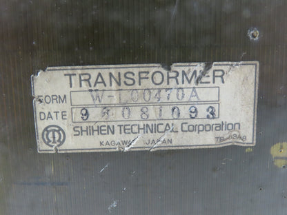 Shihen Technical W-L00470A 200/220V Primary 100V 8.5V Secondary 2A Transformer