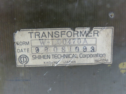 Shihen Technical W-L00470A 200/220V Primary 100V 8.5V Secondary 2A Transformer