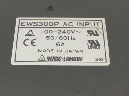 Nemic Lambda EWS300P 100-240V 50/60Hx 6A AC Input Power Supply